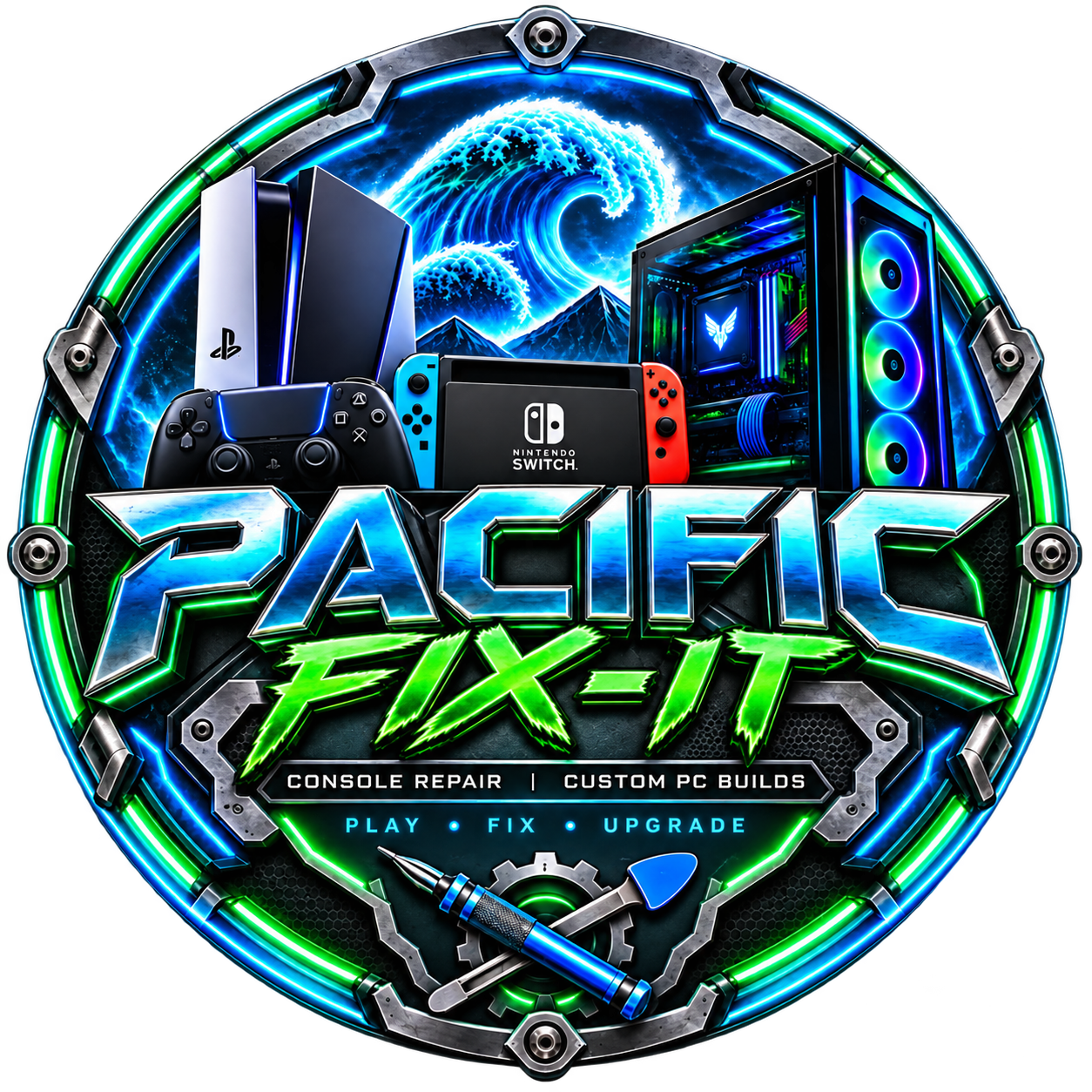 Pacific Fix-It logo